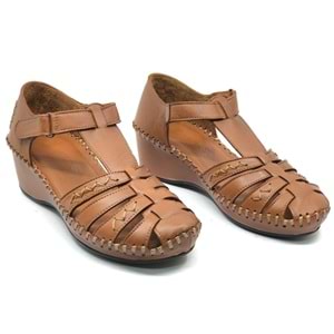 Venüs Miqula Hakiki Deri Comfort Ortopedik Kadın Sandalet