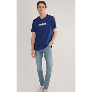 Mavi M067153-70722 Miav Baskılı Tişört Erkek T-Shirt