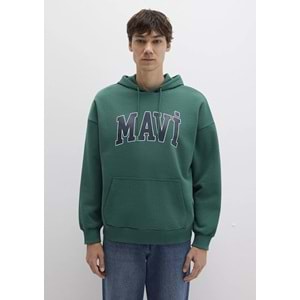 Mavi M067149-71874 Logo Baskılı Erkek Kapüşonlu Sweatshirt