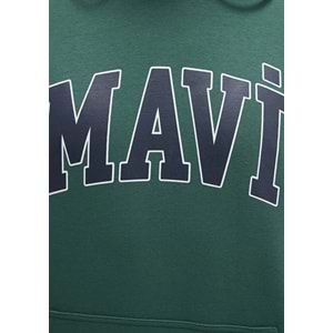 Mavi M067149-71874 Logo Baskılı Erkek Kapüşonlu Sweatshirt