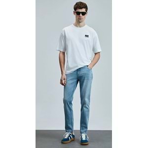 Lufian 111200190 Nıcolo Smart Jean Erkek Pantolon Slim Fit Erkek Kot Pantolon