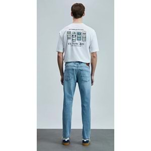 Lufian 111200190 Nıcolo Smart Jean Erkek Pantolon Slim Fit Erkek Kot Pantolon