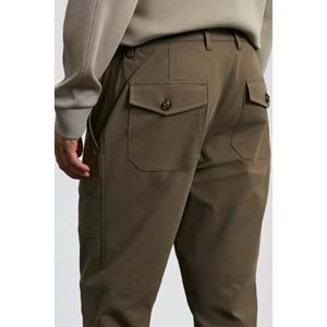 Lufian 112190346 Tom Fashion Slim Fit İçi Polarlı Kargo Pantolonu Erkek Pantolon