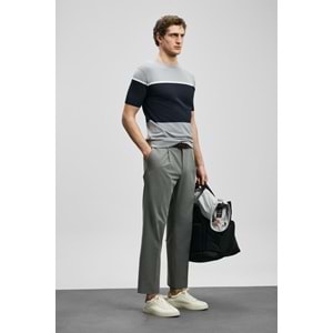 Lufian 111090148 Enzo Erkek Modal Karisimli T-Shirt Erkek Tişort