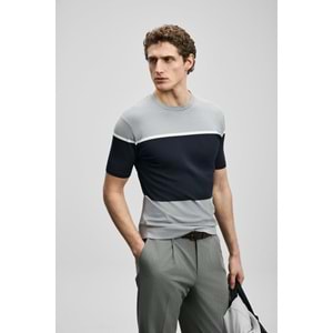 Lufian 111090148 Enzo Erkek Modal Karisimli T-Shirt Erkek Tişort