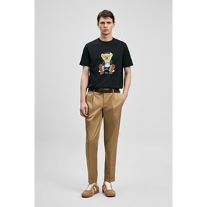 Lufian 111020305 Teddy Modern Grafik T- Shirt Erkek T-Shirt