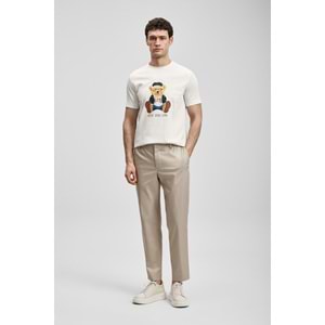Lufian 111020305 Teddy Modern Grafik T- Shirt Erkek T-Shirt