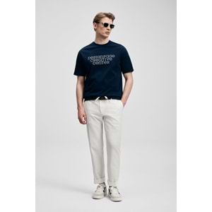 Lufian 111020284 Frank Erkek Basic T- Shirt Tişört Erkek Tişort