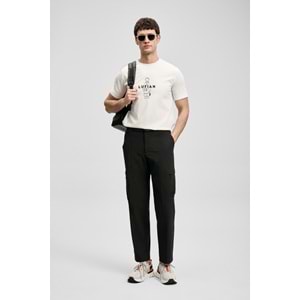 Lufian 111020307 Sımbad Modern Grafik T- Shirt Erkek T-Shirt
