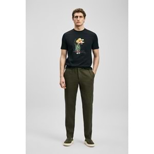 Lufian 111020292 Duck Modern Grafik T-Shirt Erkek Tişort