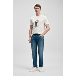 Lufian 111020292 Duck Modern Grafik T-Shirt Erkek Tişort