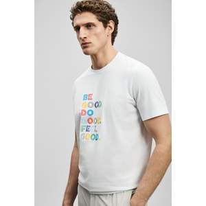 Lufian 111020290 Good Modern Grafik T- Shirt Erkek Tişort