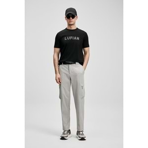 Lufian 111020280 Oscar Modern Grafik T- Shirt Tişört Erkek Tişort