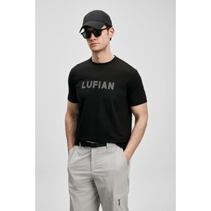 Lufian 111020280 Oscar Modern Grafik T- Shirt Tişört Erkek Tişort
