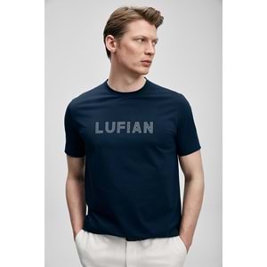 Lufian 111020280 Oscar Modern Grafik T- Shirt Tişört Erkek Tişort