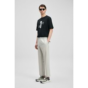 Lufian 111020285 Carl Modern Grafik T- Shirt Tişört Erkek Tişort