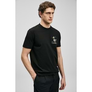 Lufian 111020313 Fınx Modern Grafik T- Shirt Erkek Tişort