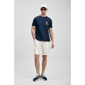 Lufian 111020313 Fınx Modern Grafik T- Shirt Erkek Tişort