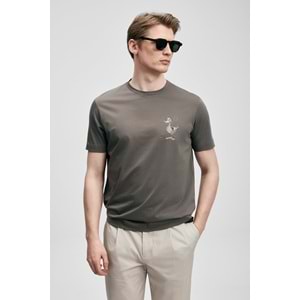 Lufian 111020313 Fınx Modern Grafik T- Shirt Erkek Tişort