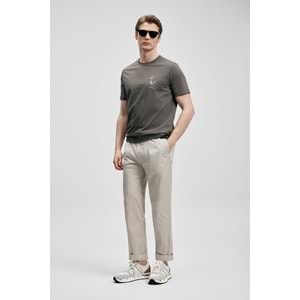 Lufian 111020313 Fınx Modern Grafik T- Shirt Erkek Tişort