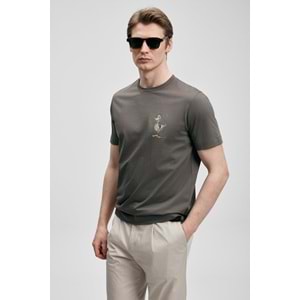 Lufian 111020313 Fınx Modern Grafik T- Shirt Erkek Tişort