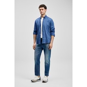 Lufian 111010654 Pitaya Erkek Keten Gömlek Comfort Fit Erkek Gömlek