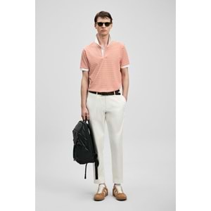 Lufian 111040248 Landon Smart Polo Yaka Tişört Erkek Tişort