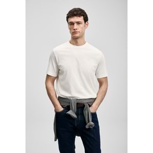 Lufian 111020321 Bran Modern Grafik T- Shirt Tişört Erkek Tişort