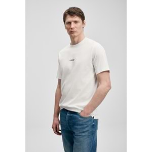 Lufian 111020322 Marcus Modern Grafik T- Shirt Tişört Erkek Tişort