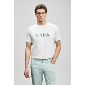 Lufian 111020317 Surge Erkek Basic T- Shirt Tişört Erkek Tişort