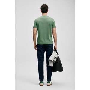 Lufian 111020296 Charlıe Modern Grafik T- Shirt Erkek Tişort
