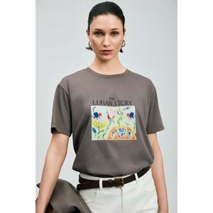 Lufian 121020040 Poly Kadın T-Shirt Kadın Tişört