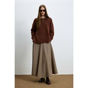Lufian 122090050 Pamela Deve Tüyü Karışımlı Triko Kazak Kadın Sweatshirt