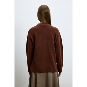 Lufian 122090050 Pamela Deve Tüyü Karışımlı Triko Kazak Kadın Sweatshirt