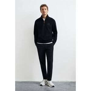 Lufian 112030213 Chase Yarım Fermuarlı Kapüşonlu Erkek Sweatshirt