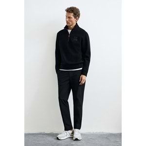 Lufian 112030213 Chase Yarım Fermuarlı Kapüşonlu Erkek Sweatshirt