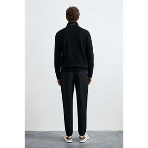 Lufian 112030213 Chase Yarım Fermuarlı Kapüşonlu Erkek Sweatshirt