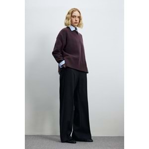 Lufian 122090050 Pamela Deve Tüyü Karışımlı Triko Kazak Kadın Sweatshirt