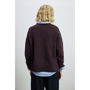 Lufian 122090050 Pamela Deve Tüyü Karışımlı Triko Kazak Kadın Sweatshirt