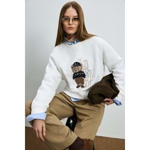 Lufian 122030034 Dıamond Kadın Örme Kadın Sweatshirt