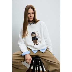 Lufian 122030034 Dıamond Kadın Örme Kadın Sweatshirt