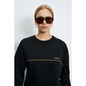Lufian 122030035 Angelına Kadın Örme Sweatshırt Kadın Sweatshirt