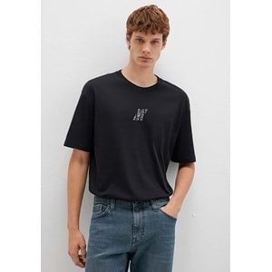 Mavi M0612189-900 Pro Logo Baskılı Tişört Erkek T-Shirt