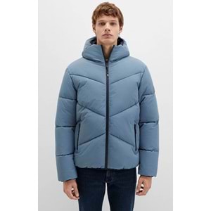 Mavi 0110360-70782 Şişme Mont Kapüşonlu Erkek Mont