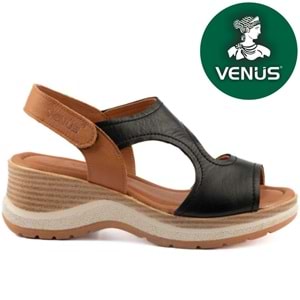 Venüs Noble Hakiki Deri Comfort Ortopedik Kadın Sandalet
