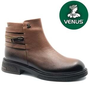 Venüs Umbra Hakiki Deri Kaymaz Taban Ortopedik Kadın Bot