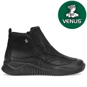 Venüs Kimsita Hakiki Deri Kaymaz Düz Taban Ortopedik Kadın Bot