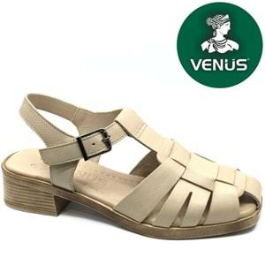 Venüs Turito Hakiki Deri Comfort Ortopedik Kadın Sandalet