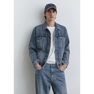 Mavi M0110273-89412 Mavi Jeans Kot Ceket Erkek Ceket