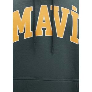 Mavi M067149-71598 Logo Baskılı Erkek Kapüşonlu Sweatshirt